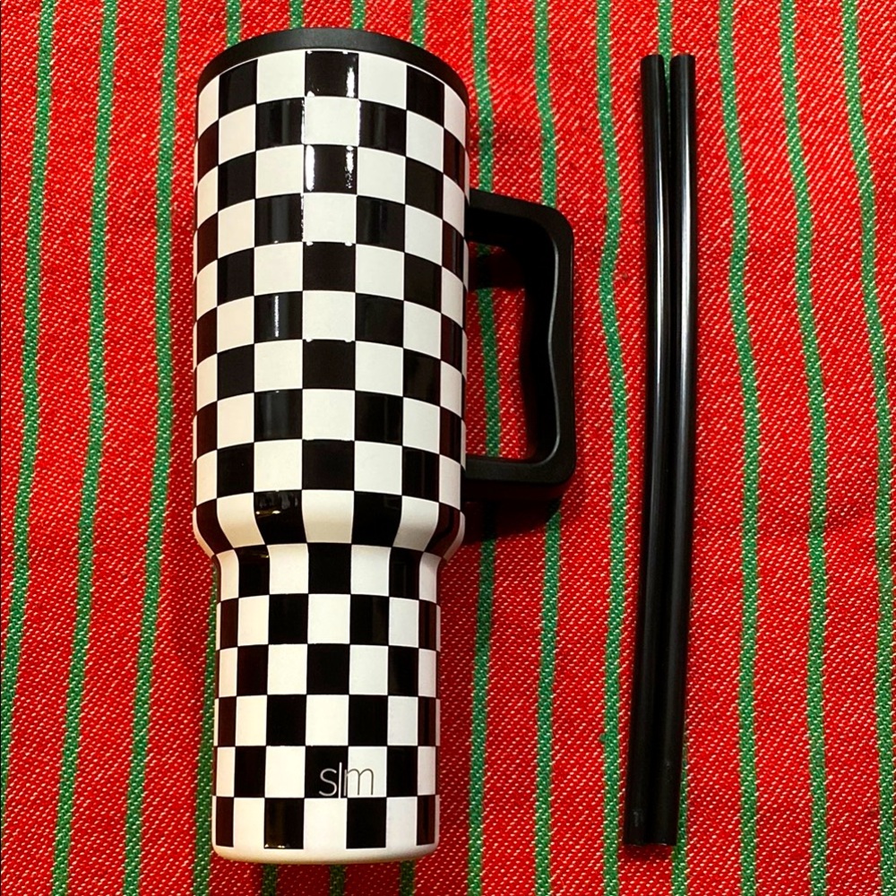 Simple Modern Black Checkered